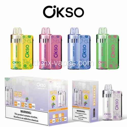 ชุดสวิตช์ OKSO คลังสินค้าของสหภาพยุโรป 50k vape